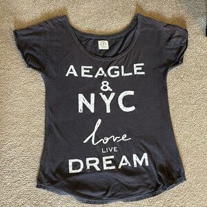 American Eagle wide neck off shoulder T-shirt